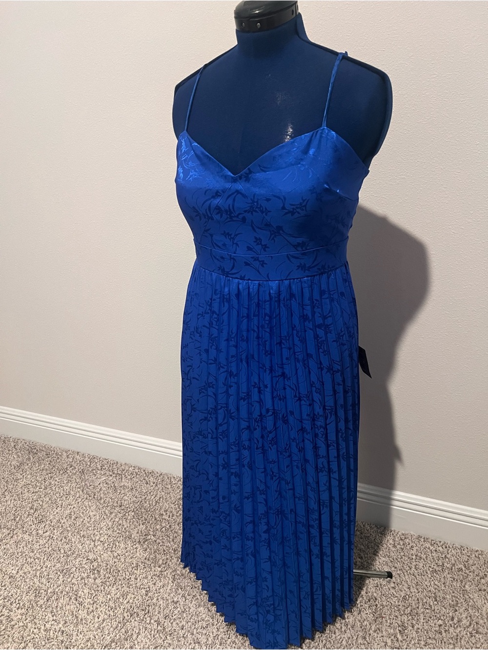 Lulu's Cobalt Blue Strappy Dress - Picture 4 of 16